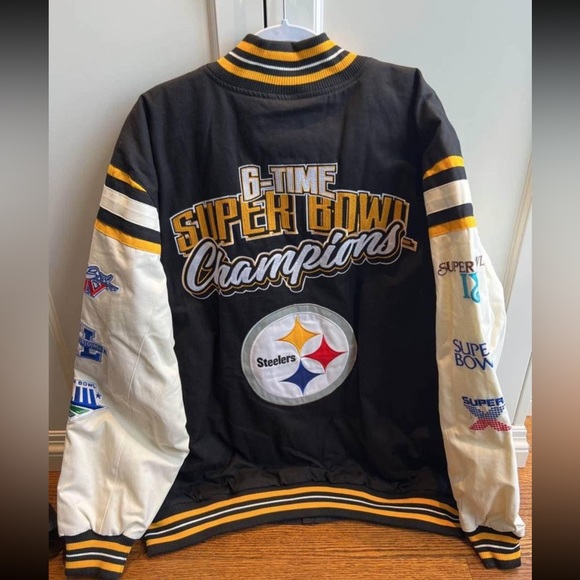 Pittsburg Steelers Vintage Varsity Jacket - Picture 1 of 10